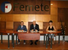 Firmantes del convenio de colaboraci�n