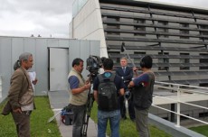 Grabaci�n del programa en el CENER