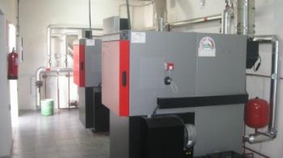 Instalaci�n con calderas de biomasa