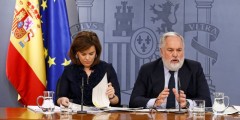 Comparecencia de Arias Ca�ete tras el Consejo de Ministros