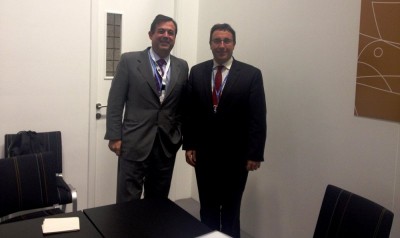 Reuni�n entre Federico Ramos y Achim Steiner