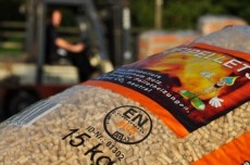 Pellets ENPlus envasados para distribuci�n