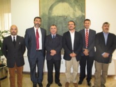 La Junta Directiva de AEMA junto al Consejero Manuel Campos