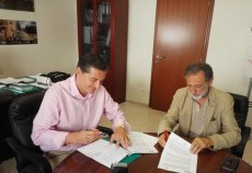 Firma del convenio entre AGENEX y REDEX