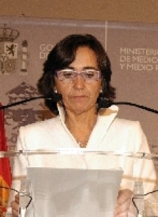 Ministra Rosa Aguilar